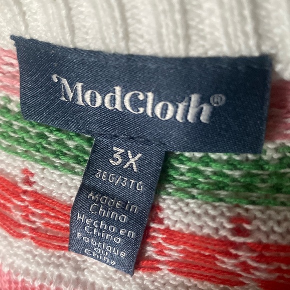 MODCLOTH
Strawberry Lane Fair Isle Cardigan size 3X - Picture 9 of 9